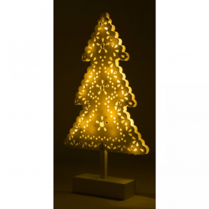 Somogyi LED-es Asztali dísz Fenyőfa forma 39cm melegfehér (KAD 19 PINE)